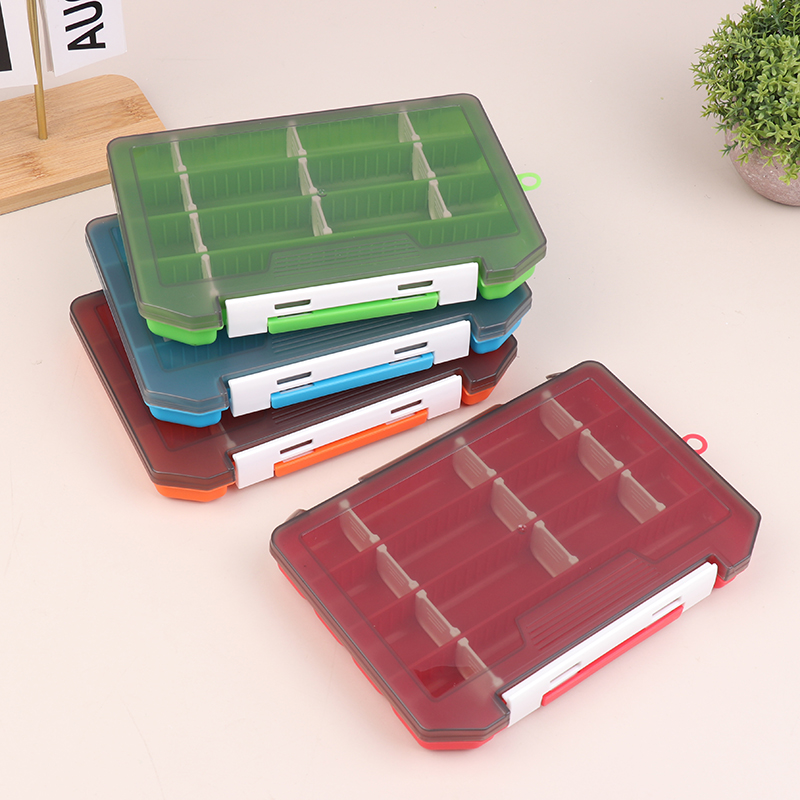 Fishing Lure Soft Plastic - 【F】1個入りプラスチック製単層ルアーボックス ポータブル釣り道具箱 フェイクベイト ソフトベイトボックス 収納ボックス ツールボックス