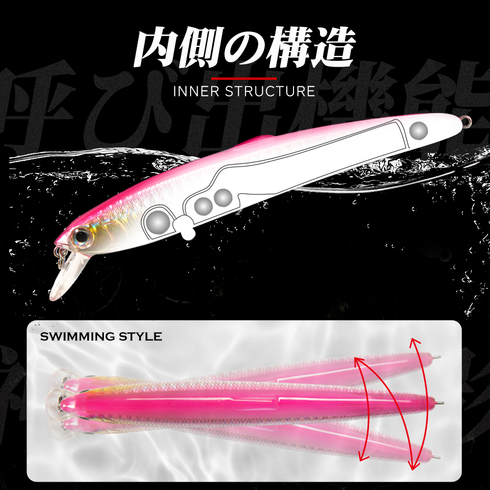 ハンツハウス スミス サルーナ ミノー フィッシング ルアー - Fishing Lure Spinnerbait のレビューと価格