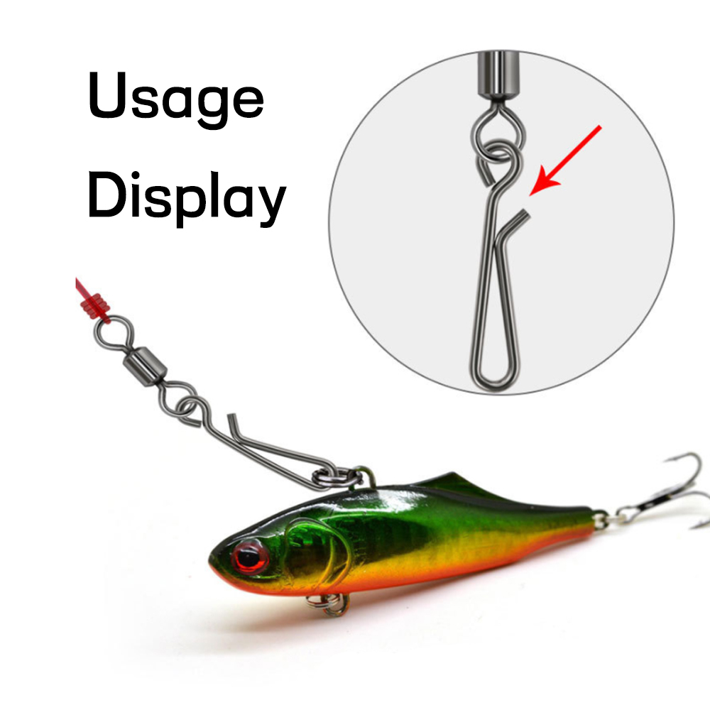 100個入り、海水釣り用、ステンレス製、開閉式のアイ付き、素 - Fishing Lure Accessories のレビューと価格