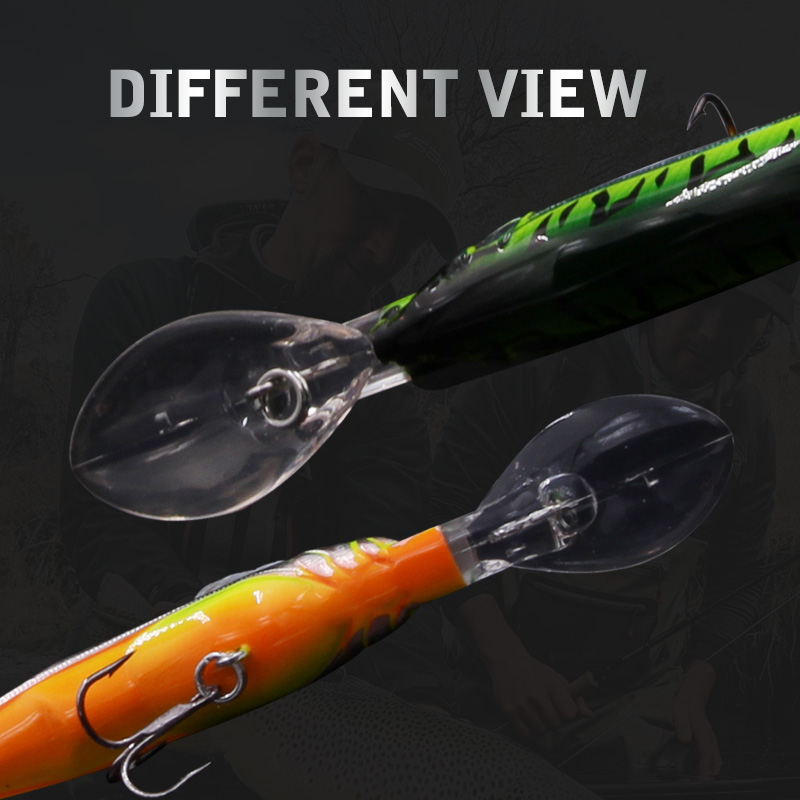 6色のハードベイト,ウォブラー,ミノーなどの魚を捕まえるため - Fishing Lure Jerkbait のレビューと価格