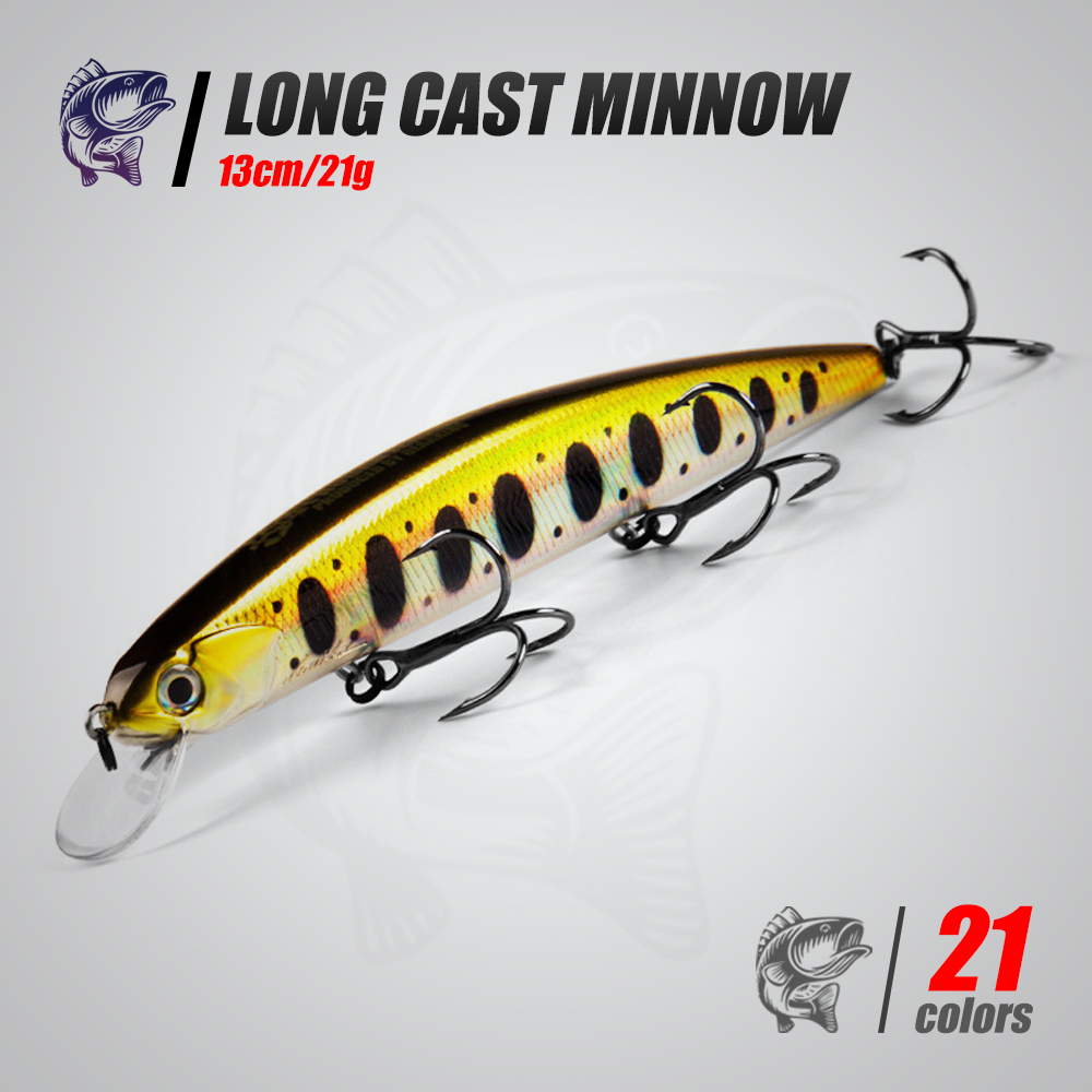 1 個 13 センチメートル/21 グラムロングキャストサス - Fishing Lure Jerkbait のレビューと価格