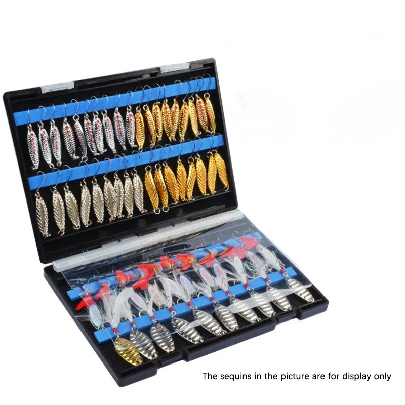 携帯用両面仕切り付きタックルボックス、金属製スピナーベイト、 - Fishing Lure Spinnerbait のレビューと価格