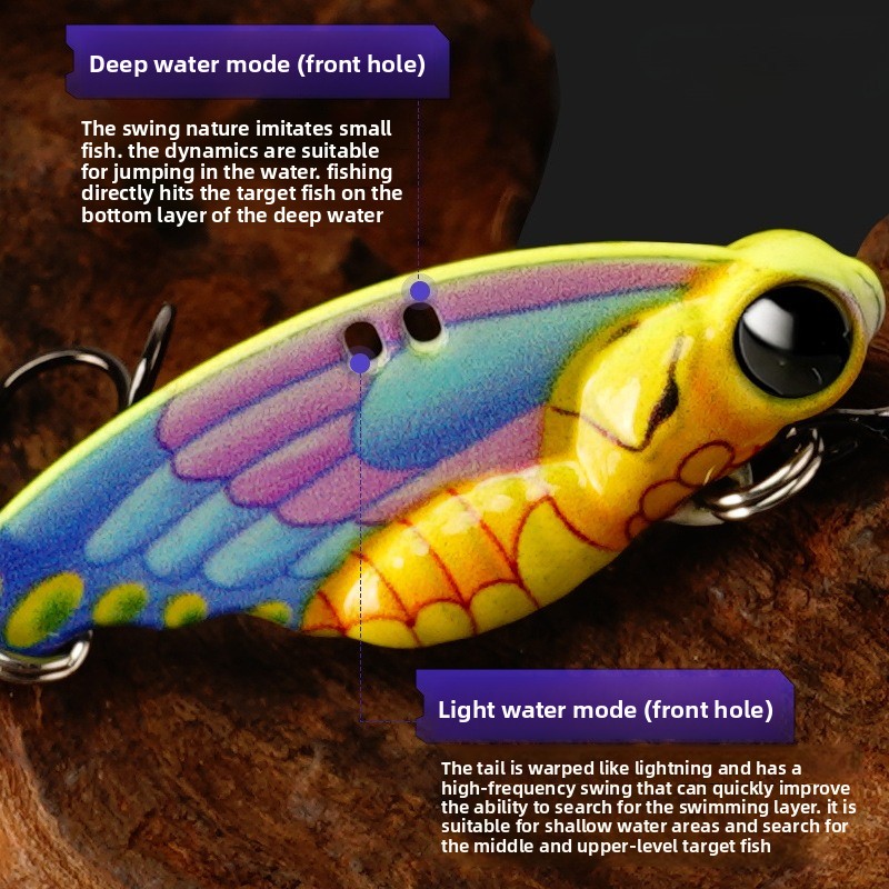 VIBバイブレーションスプーンベイト バスフィッシングルアー - Fishing Lure Spoon のレビューと価格